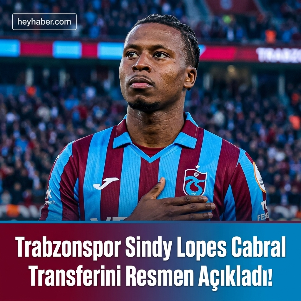 Trabzonspor Sindy Lopes Cabral Transferini Resmen Açıkladı! görseli