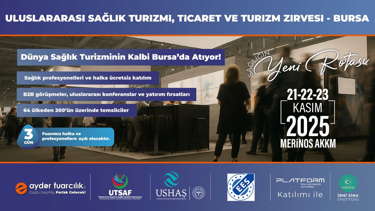 Dünya sağlık turizminin kalbi Bursa’da atacak! görseli