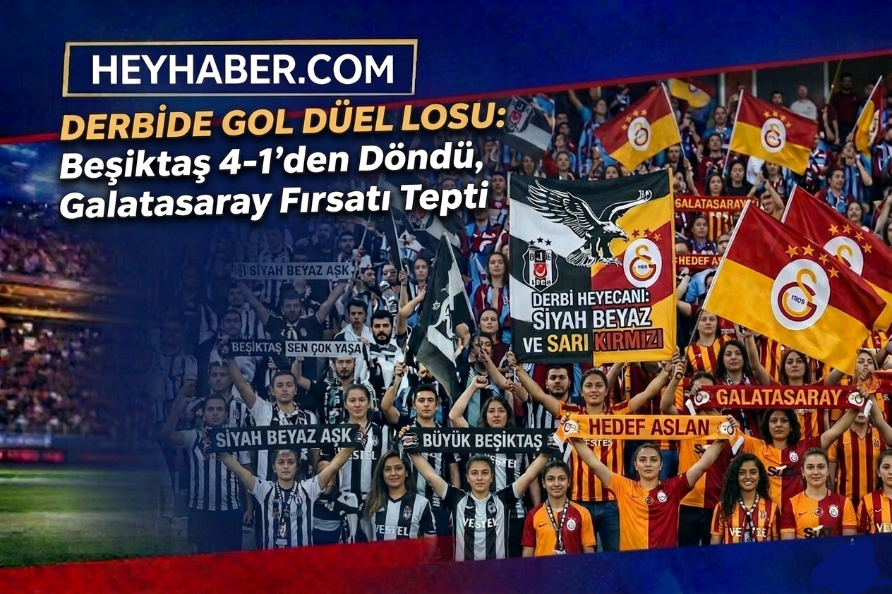 Derbide Gol Düellosu: Beşiktaş 4-1'den Döndü, Galatasaray Fırsatı Tepti görseli