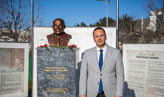 Ölümün 14. Yılında Bornova’da Denktaş’a Vefa görseli