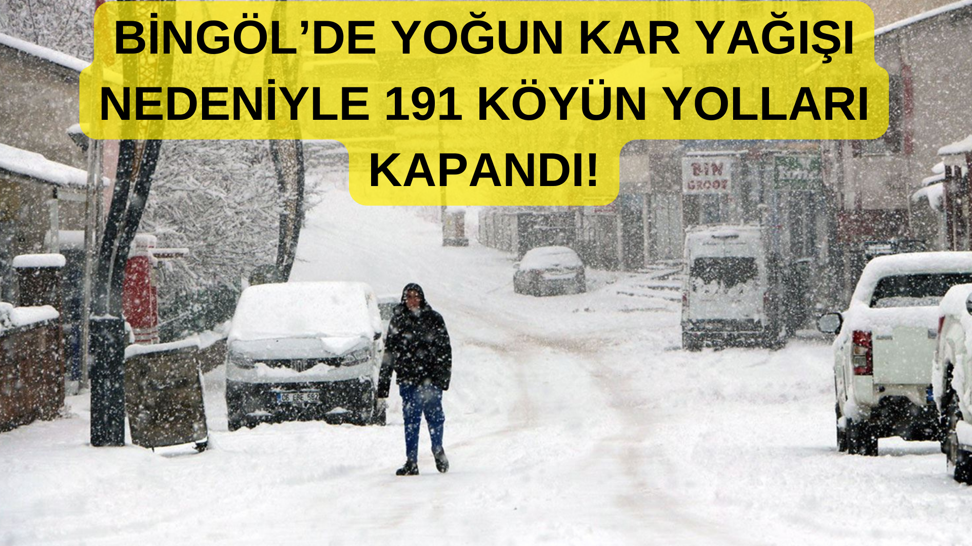 Bingöl Kar Yağışı! Okullar Tatil Mi? görseli