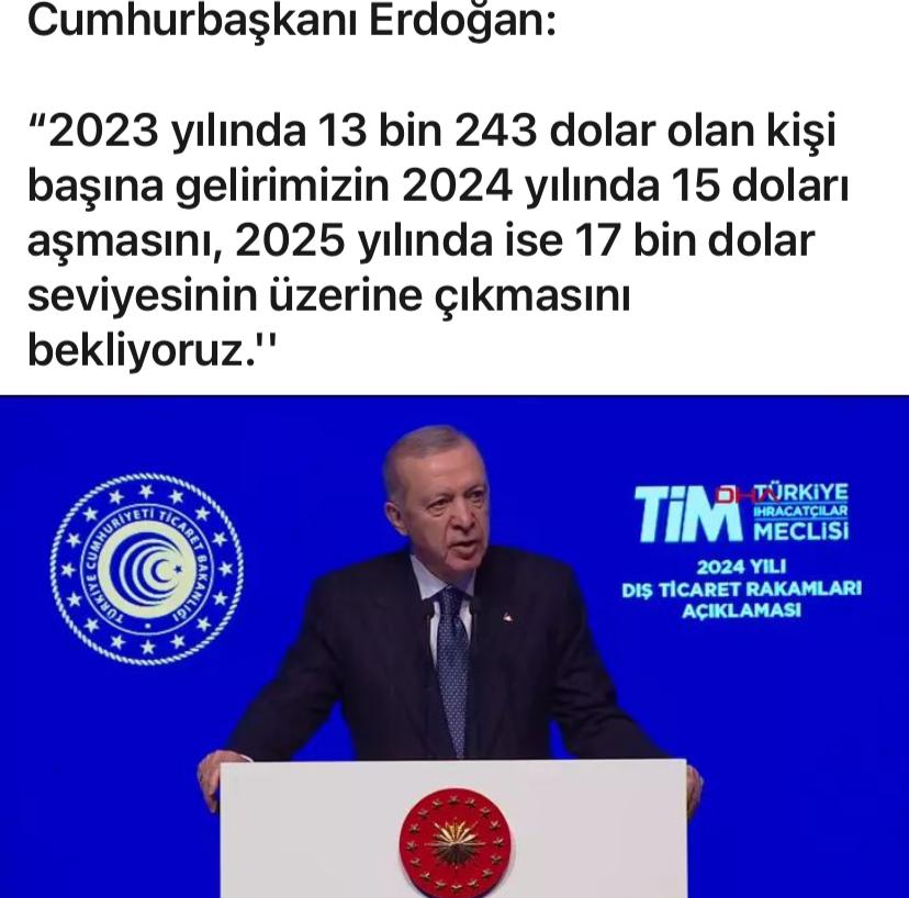 Cumhurbaşkanı Erdoğan’dan 2025 Hedefi görseli