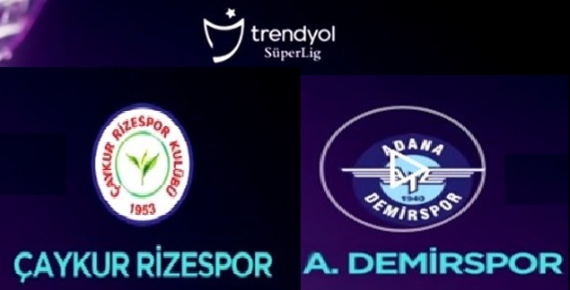 Ç.Rizespor Adana Demirspor 26 Ocak 2025 görseli