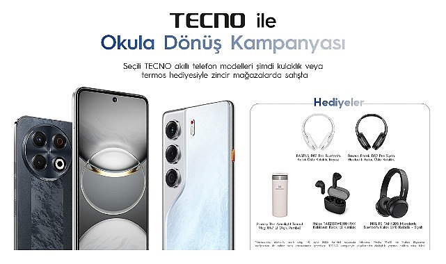 TECNO’dan Okula Dönüş Kampanyası: Yeni Döneme Teknolojiyle Başla! görseli