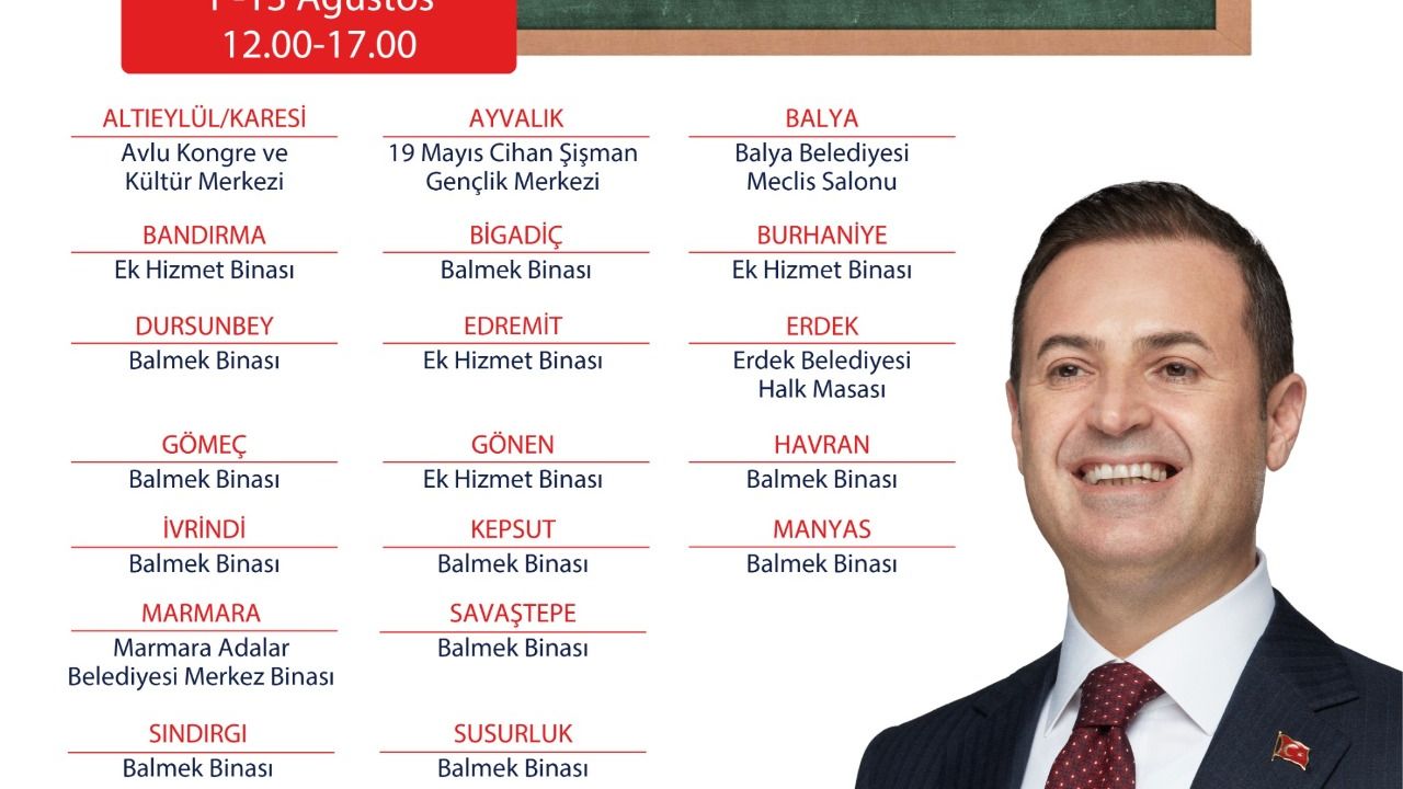 Ahmet Akın’dan 20 ilçede YKS tercih desteği görseli