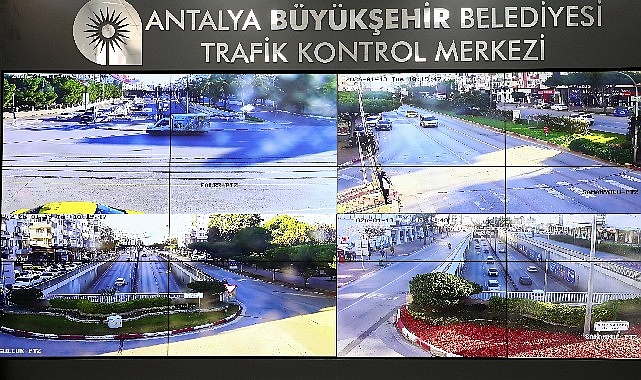 Antalya trafiği 7/24 takip altında görseli