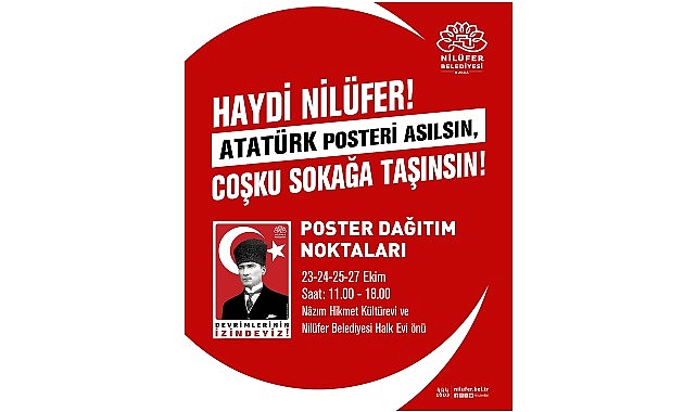 Cumhuriyet ışığı yine Nilüfer’den yükselecek görseli