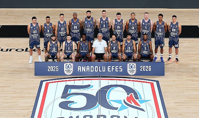 50. Yılını Kutlamaya Hazırlanan Anadolu Efes, 2025–26 Sezonu EuroLeague Medya Günü’nü Basketbol Gelişim Merkezi’nde Gerçekleştirdi görseli