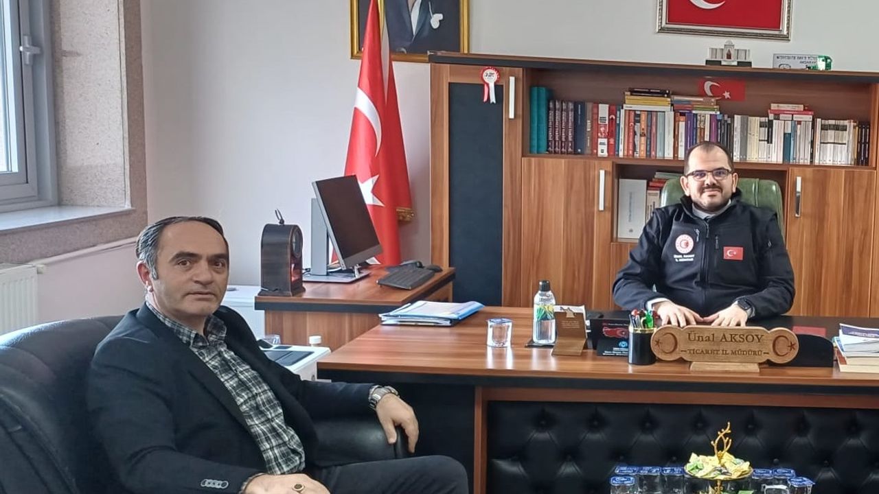 TİMBİR Bölge Başkanı Sarıkaya’dan Aksaray Ticaret İl Müdürlüğü’ne ziyaret görseli
