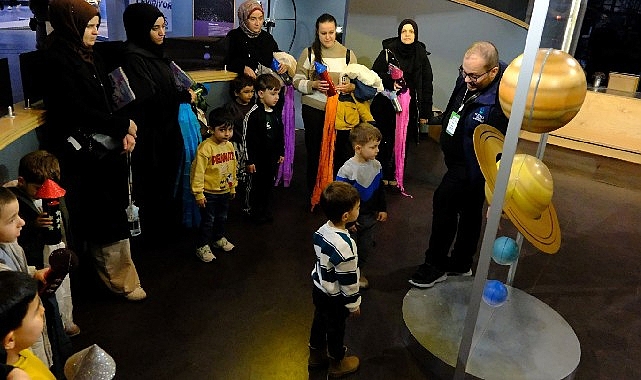 Lokomotif Çocuk Köyü'nün minikleri bilimin izinde görseli