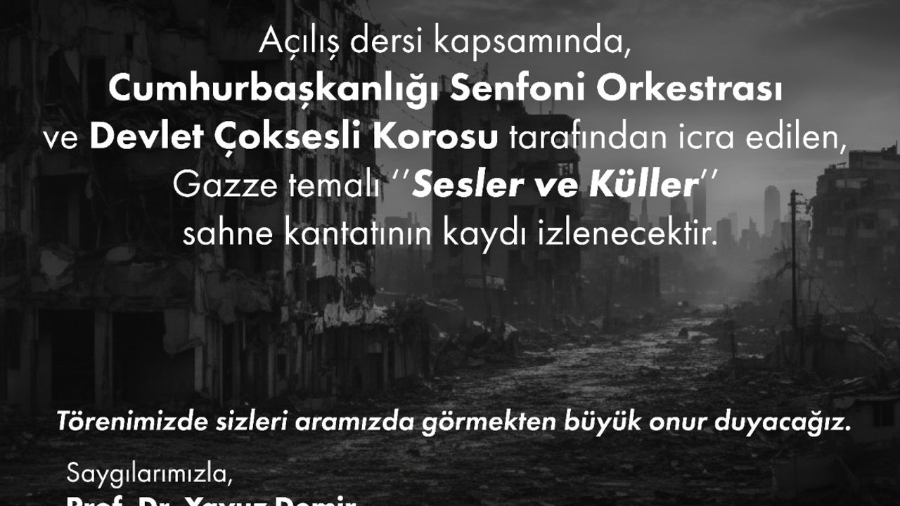ra Bilim Üniversitesi, yeni eğitim yılına sanatla başladı görseli