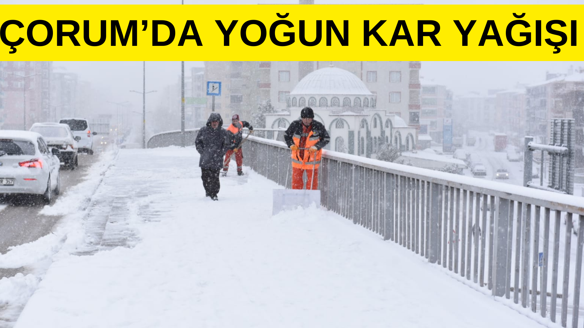 Çorum Kar Yağışı! Okullar Tatil Mi? görseli