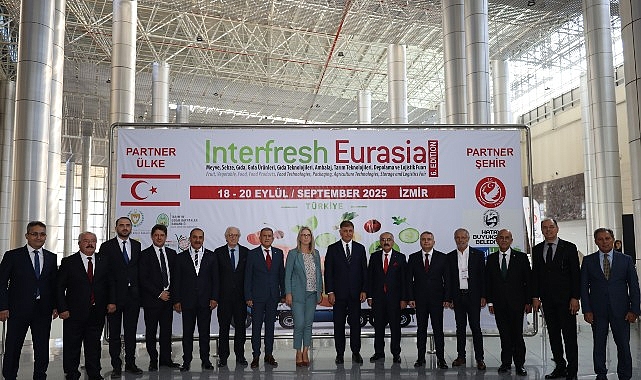 Yaş meyve sebze sektörüne yıllık 250 milyon dolar katkı sağlayan Interfresh Eurasia Fuarı İzmir’de açıldı görseli