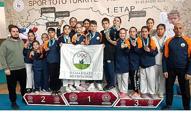 Türkiye Yıldızlar Ligi’nde Madalyalar Osmangazi’ye Yağdı görseli