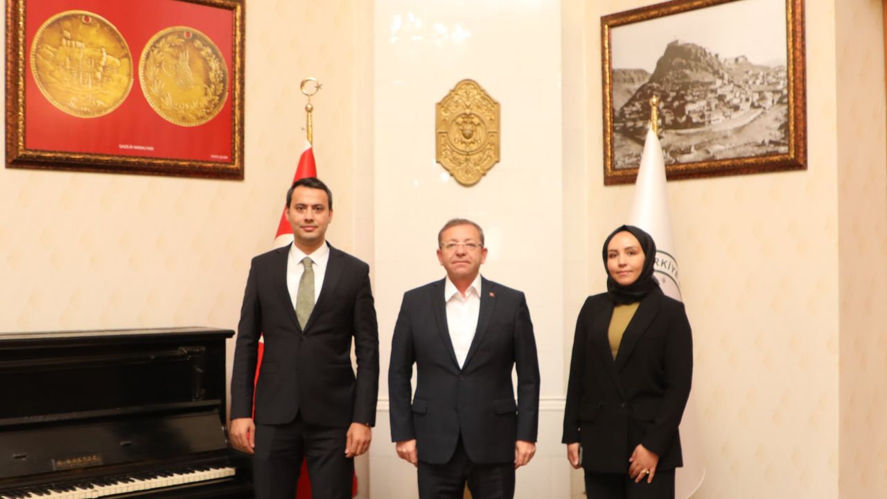 Vali Ziya Polat, Atama Kararnamesi ile Kars’a atanan idarecileri makamında kabul etti görseli
