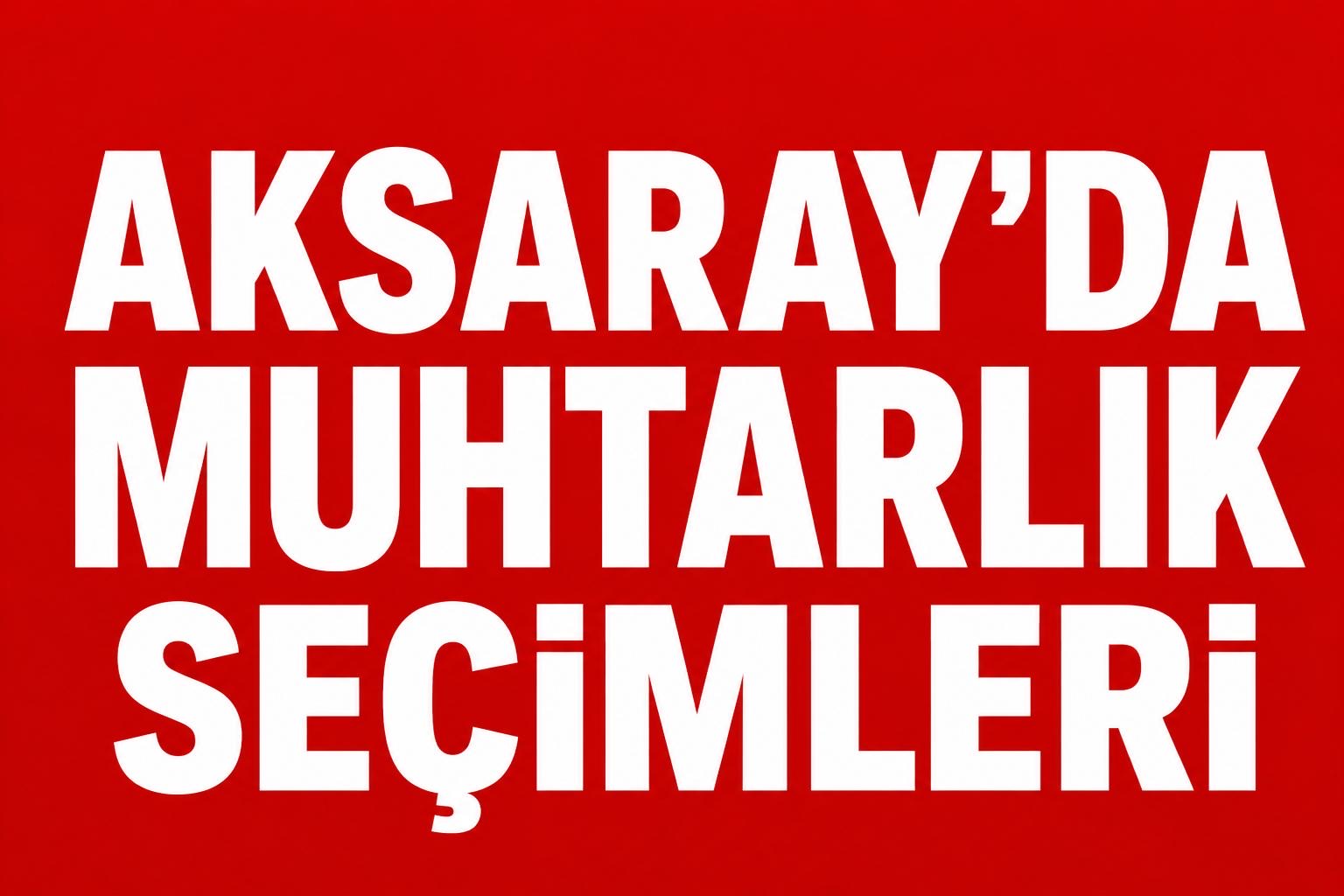 AKSARAY’DA MAHALLE HİZMETLERİ VAATLERİ ÖNE ÇIKIYOR! görseli