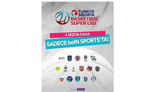 Türkiye Sigorta Basketbol Süper Ligi 4 Sezon Daha Sadece beIN SPORTS’ta! görseli