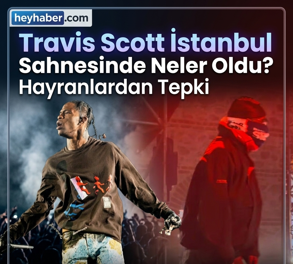 Travis Scott İstanbul Sahnesinde Neler Oldu? Hayranlardan Tepki görseli