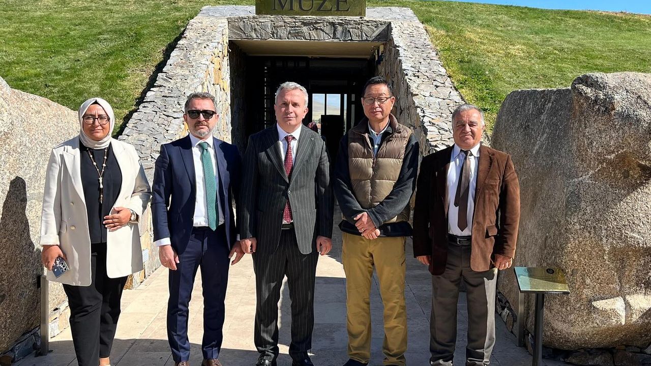Kalehöyük Müzesi’ne Kırıkkale’den anlamlı ziyaret görseli