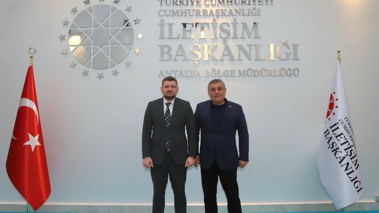 Aksu Belediye Başkanı Yıldırım’dan İletişim Başkanlığı’na ziyaret görseli