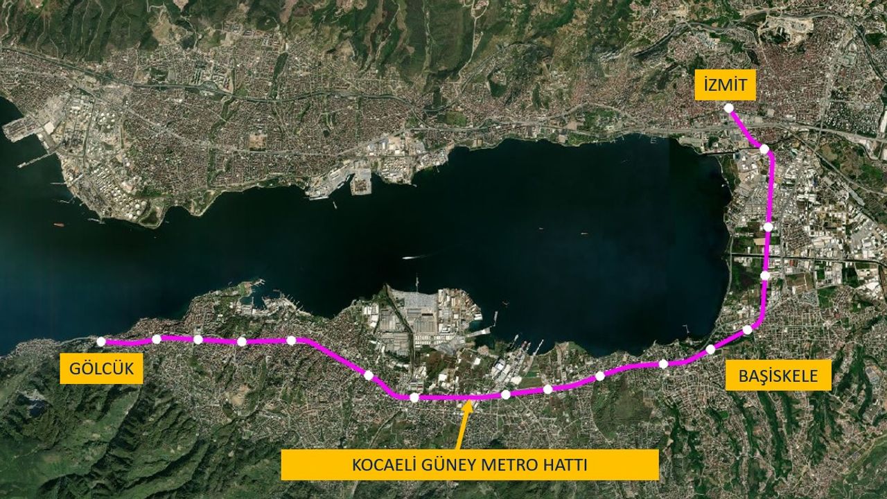 Kocaeli’nin geleceğini raylarla şekilleniyor: Güney Metro Hattı için projelendirme ihalesi yapılacak görseli