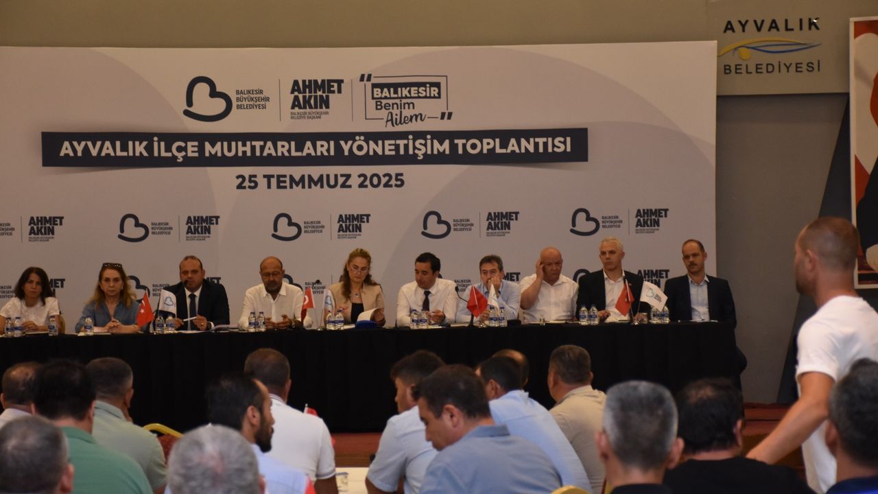 Balıkesir Büyükşehir Belediyesi’nden Ayvalık’ta muhtarlar buluşması görseli