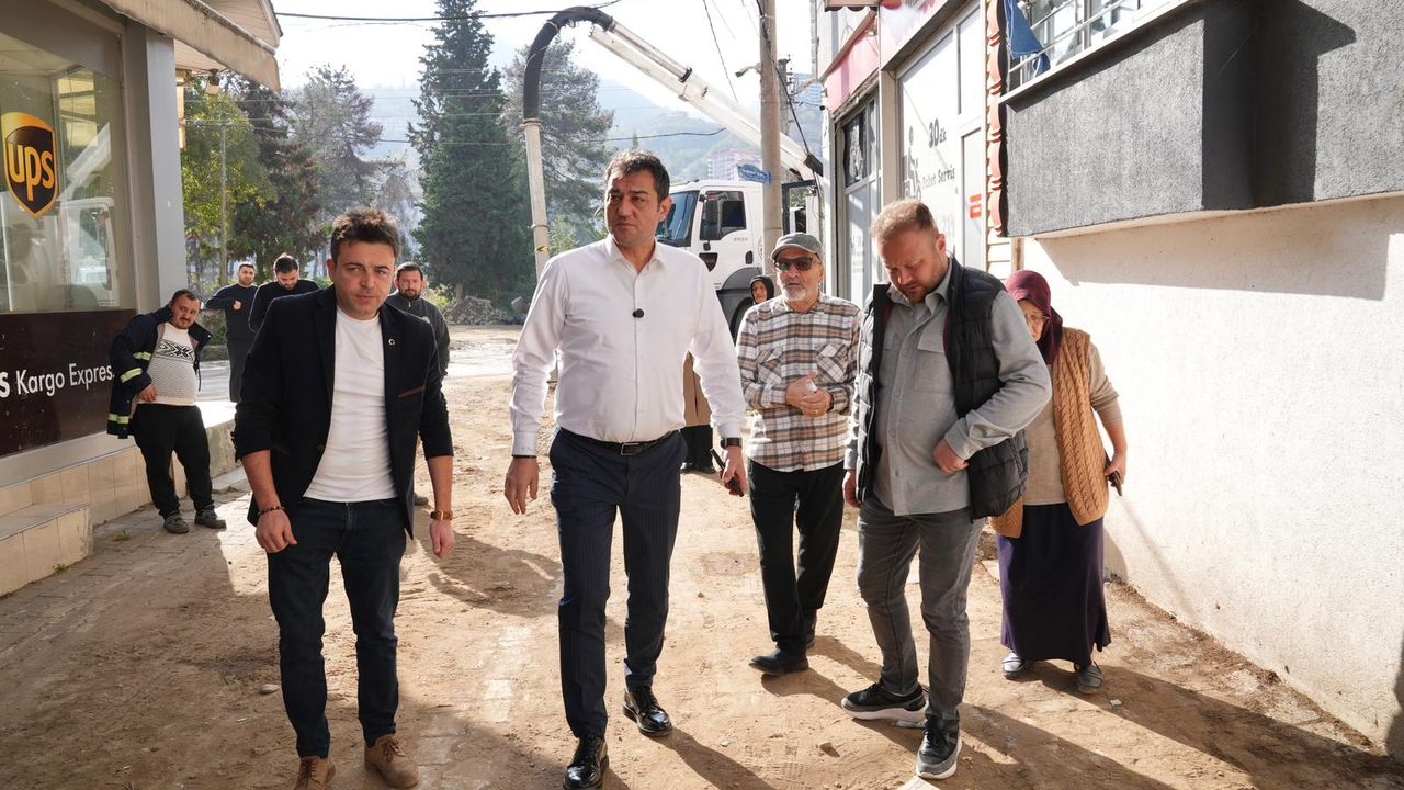 Başkan Fuat Köse sahada hizmetleri denetledi görseli