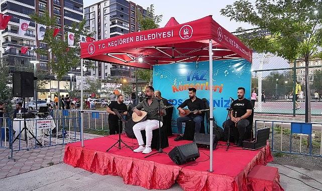 Keçiörenliler Yaz Konserleriyle Stres Atıyor görseli