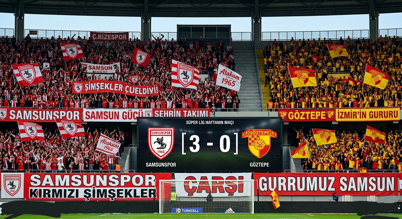 Samsunspor Göztepe Karşısında Farklı Galibiyet: 3-0 görseli