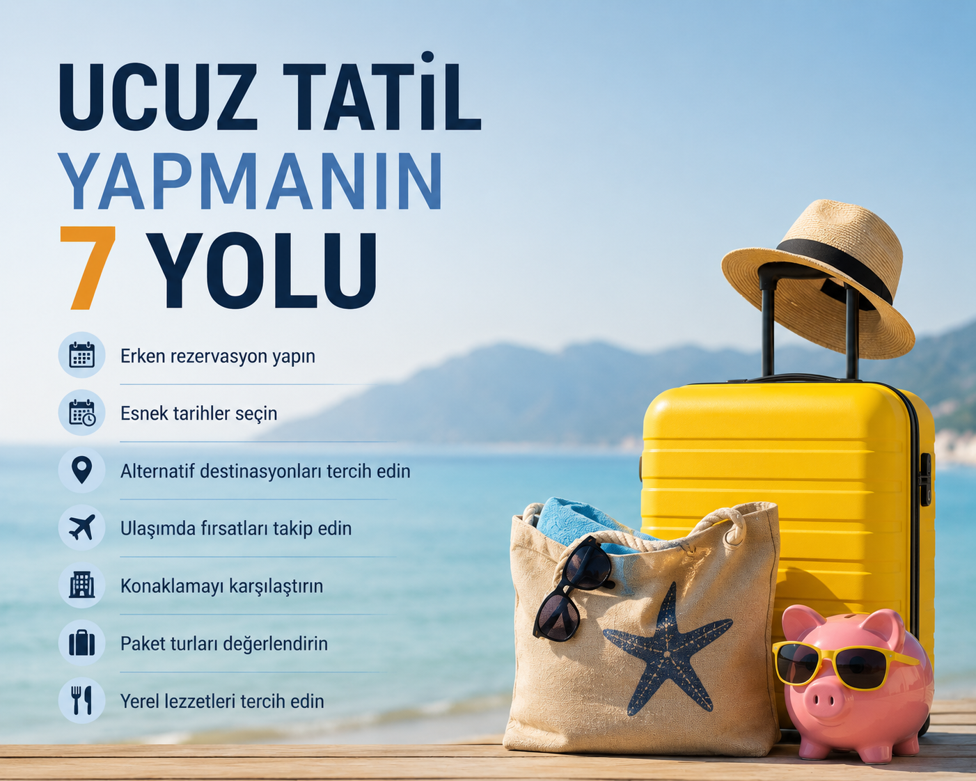Ucuz Tatil Yapmanın 7 Yolu görseli