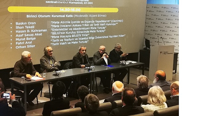 Sosyal bilimlerin öncü isimlerinden Emeritus Prof. Dr. Mete Tunçay, İstanbul Bilgi Üniversitesi’nde anıldı görseli