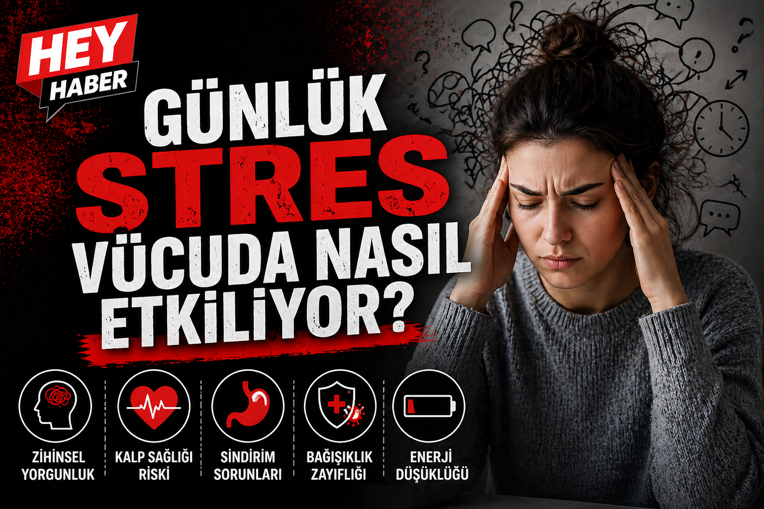 Günlük Stres Vücudu Nasıl Etkiliyor? görseli