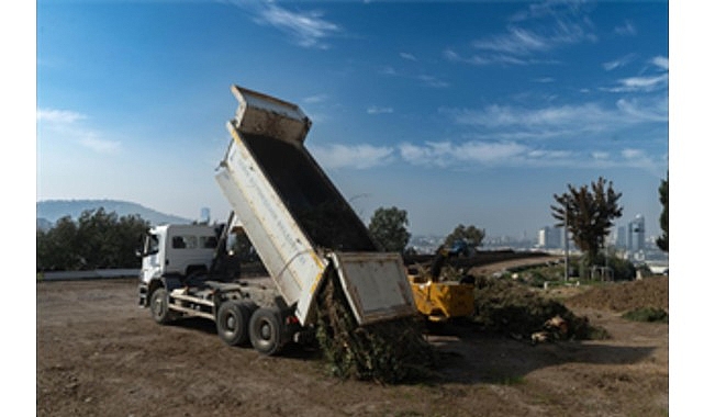 Büyükşehir’in yeşil atıkları kompost gübreye dönüşüyor görseli