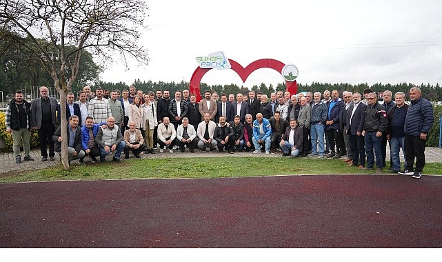 Başkan Aydın amatör spor kulüplerinin başkanlarıyla bir araya geldi görseli
