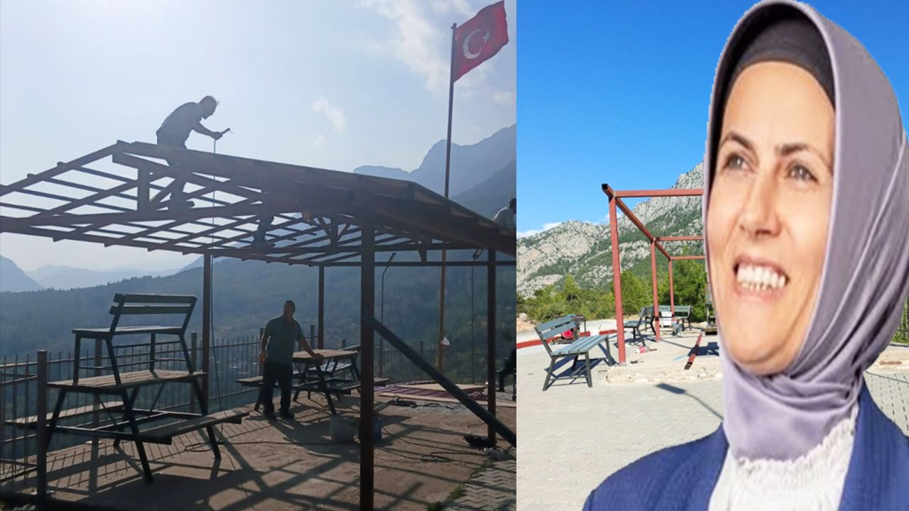 İbradı belediyesi üzümdere’ye yeni seyir terası kazandırdı görseli