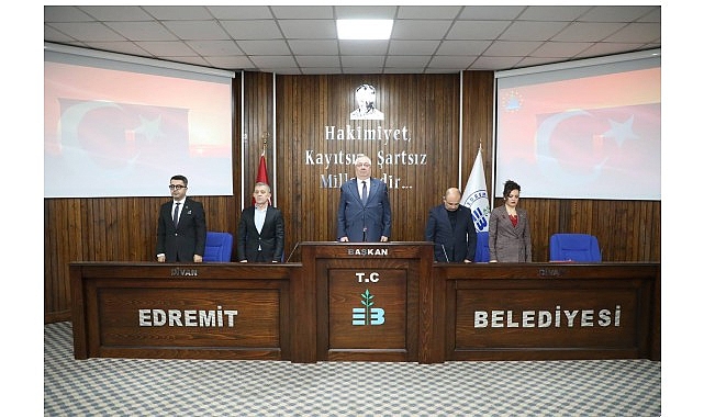 Edremit Belediye Meclisi’nde yılın ilk toplantısı yapıldı görseli