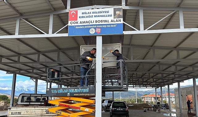 Milas Belediyesi Basketbol Potalarının Kurulumlarına Başladı görseli
