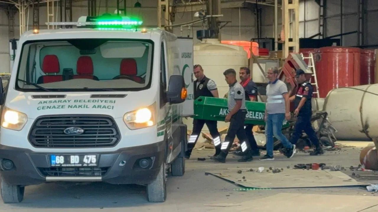 Aksaray OSB’de fabrikada patlama: 1 ölü, 3 yaralı görseli