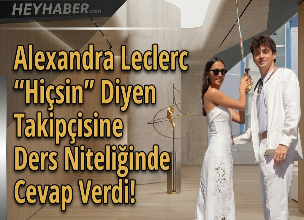 Alexandra Leclerc "Hiçsin" Diyen Takipçisine Ders Niteliğinde Cevap Verdi! görseli