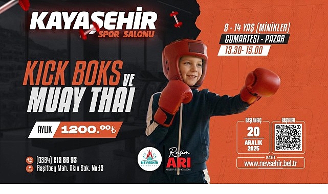 Nevşehir’de Minikler ve Yetişkinler İçin Kick Boks ve Muay Thai Kursları görseli