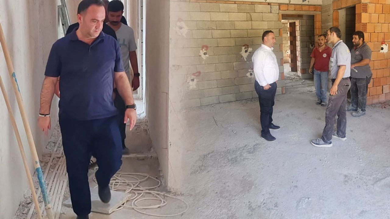 Sütçüler’de KYK yurdu inşaatında sona yaklaşıldı görseli