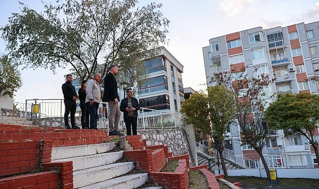 Buca’nın Merdivenli Park’ı yenilendi görseli