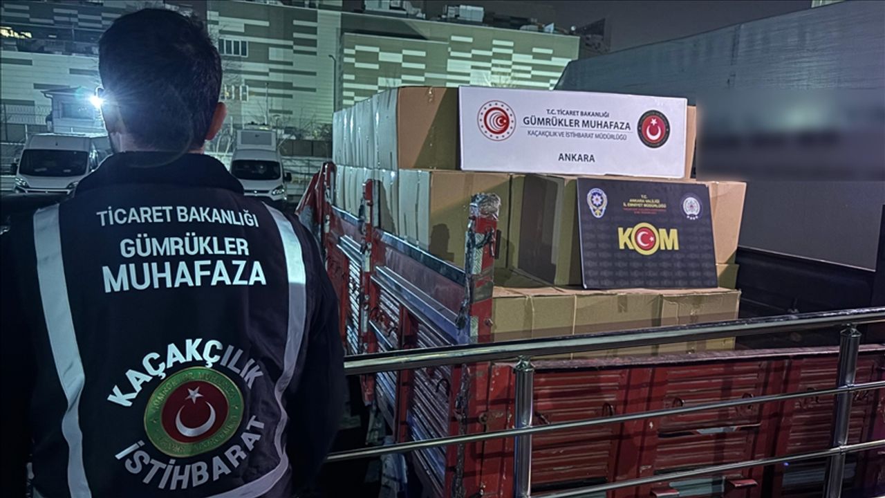 Gümrüklerde 74,8 milyar liralık kaçak eşya yakalandı görseli