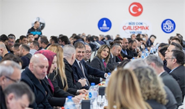 Başkan Tugay güne ESHOT atölyesinde başladı görseli