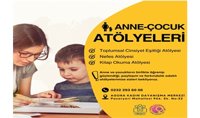 Anne ve çocuklara güç veren atölyeler başlıyor görseli