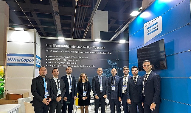 Atlas Copco Enerji Verimliliği Fuarı’nda Sanayide Verimli Büyümenin Yol Haritasını Paylaştı görseli