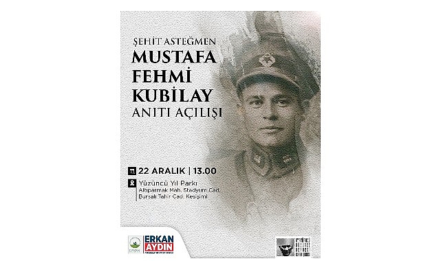 Devrim Şehidi Kubilay Osmangazi’de Anılacak görseli