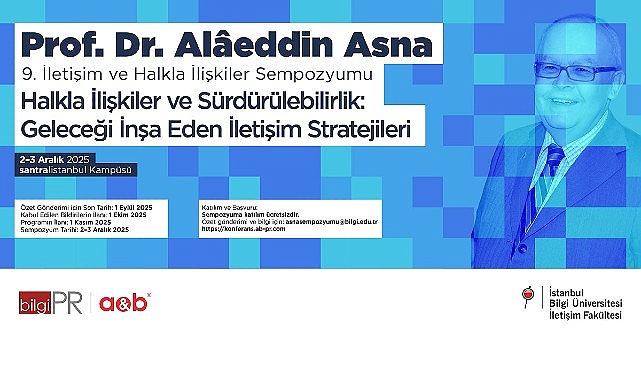 Prof. Dr. Alâeddin Asna 9. İletişim ve Halkla İlişkiler Sempozyumu’nda ‘Halkla İlişkiler ve Sürdürülebilirlik’ tartışılacak görseli