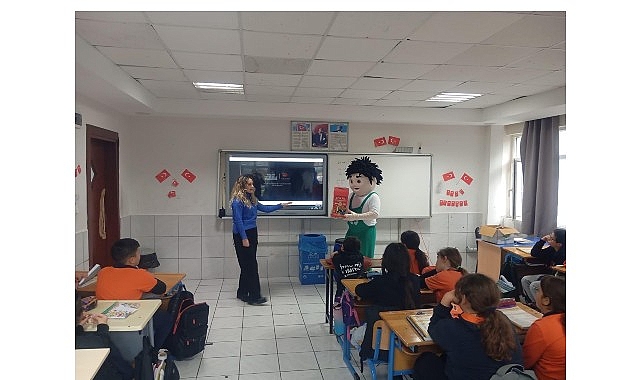Kemer Belediyesi’nden öğrencilere sıfır atık eğitimi görseli