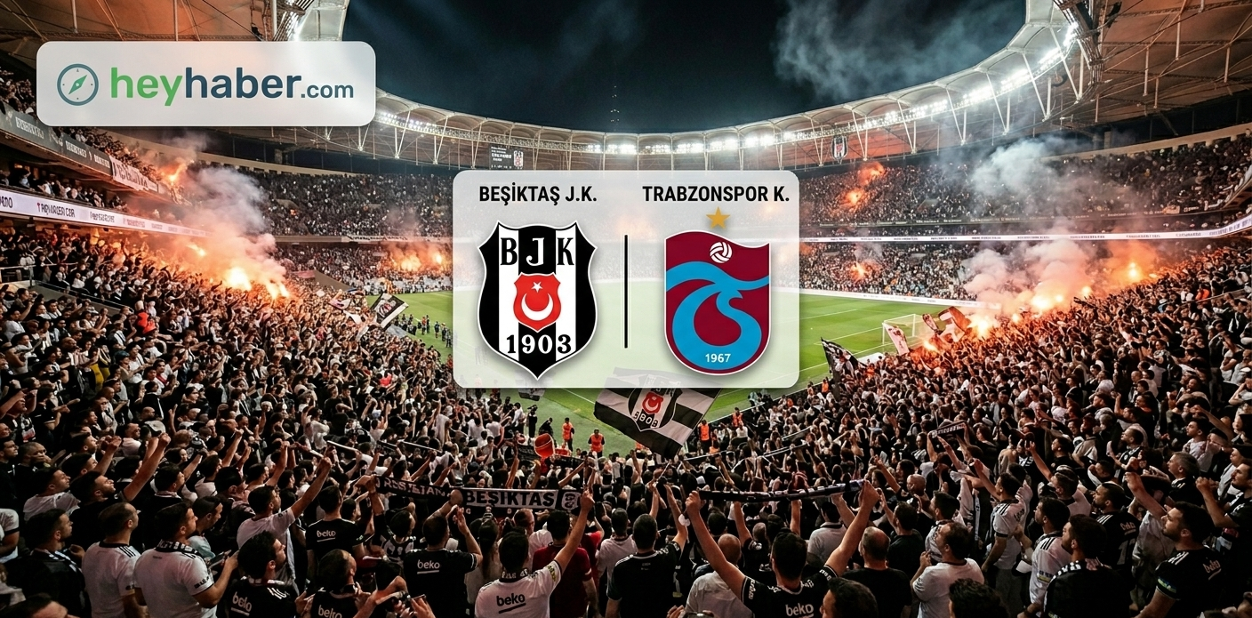 Süper Lig'de Dev Derbi: Beşiktaş - Trabzonspor Muhtemel 11'ler görseli